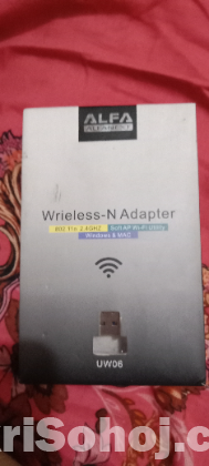 Wrieless n adapter for pc wifi connection